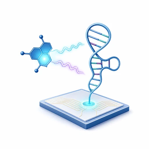 探针、适配体与生物传感简图